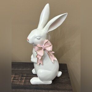White Bunny with Pink Bow